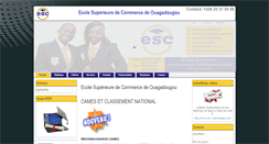 Desktop Screenshot of esc-ouaga.com