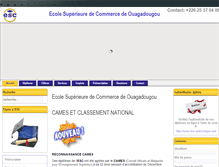 Tablet Screenshot of esc-ouaga.com